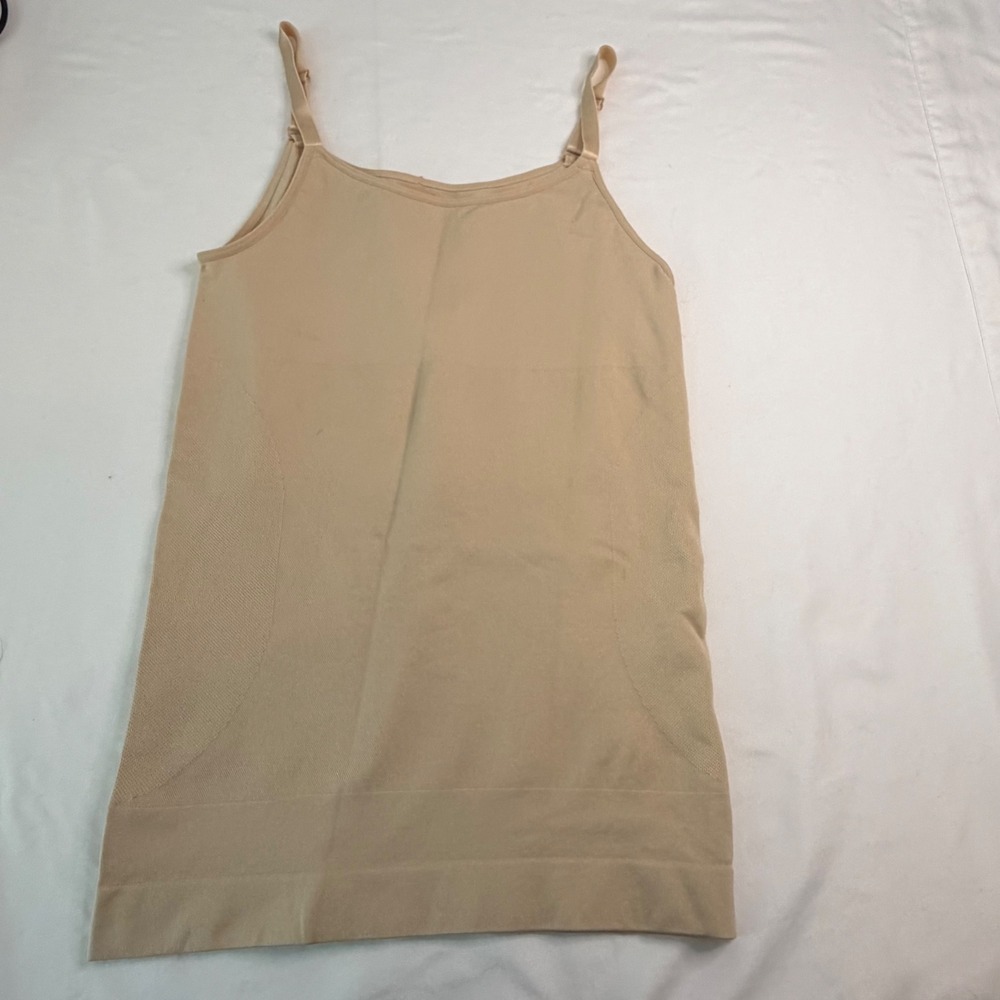 Shapermint Essentials Beige Shapewear Cami Compression Tank Top Large L/G
